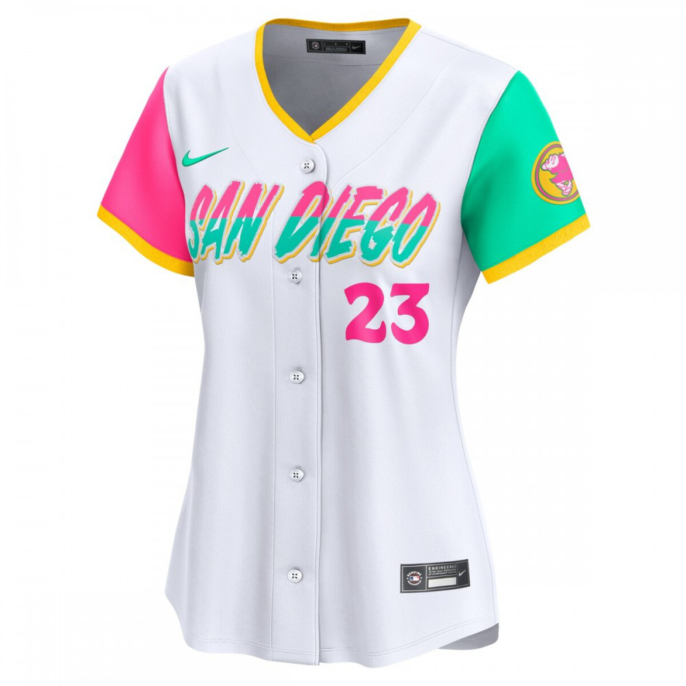 Fernando Tatis Jr. San Diego Padres Women's City Connect Limited Player Jersey - White-Pro Kit Vault | Brand New 26/27 Sports Jerseys